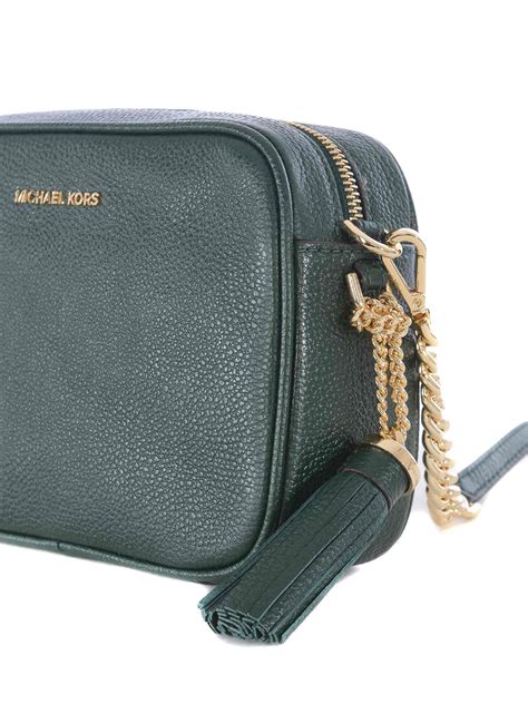 crossbody green michael kors purse